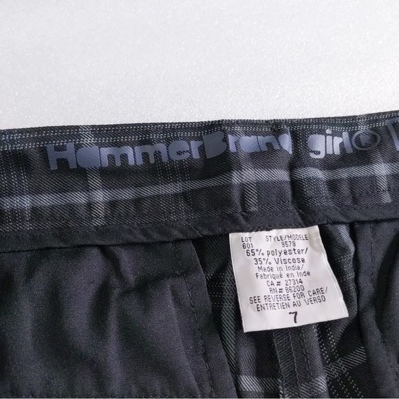 🎉 3/$20 👯♀️Host Pick⚡️Hammer Brand Girl Chequered Pants - Picture 5 of 8